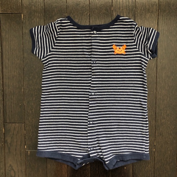 Bundle 2 Carter’s Short Sleeve Rompers 3-6 Months - Picture 6 of 10